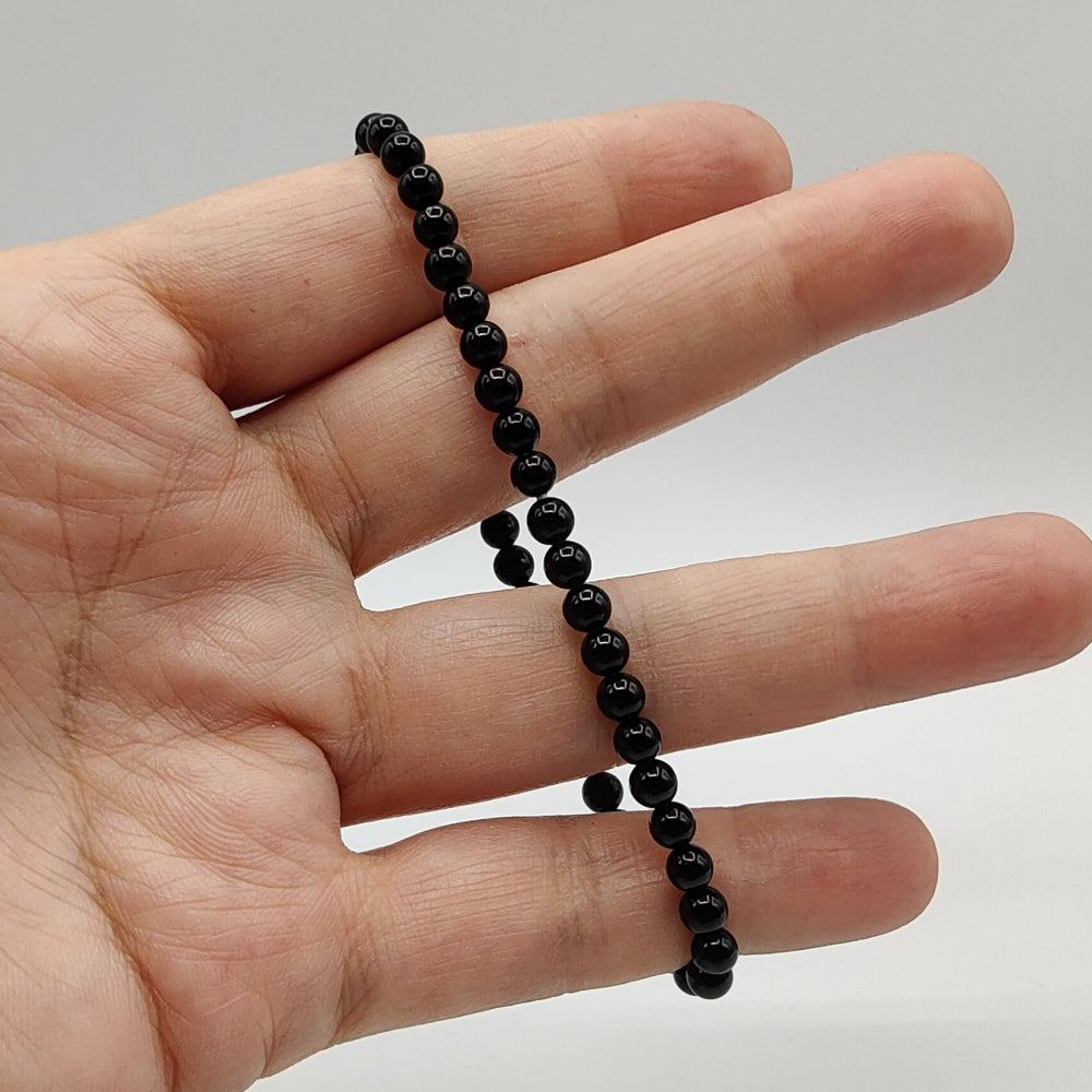 Turmalina negra pulsera