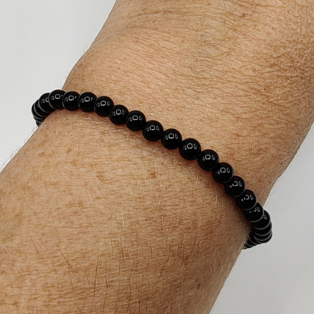 Turmalina negra pulsera