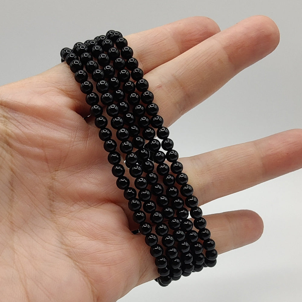 Turmalina negra pulsera
