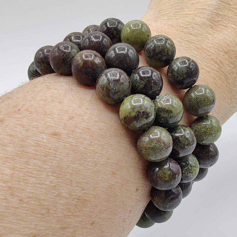 Pulsera de jaspe "sangre de dragón"