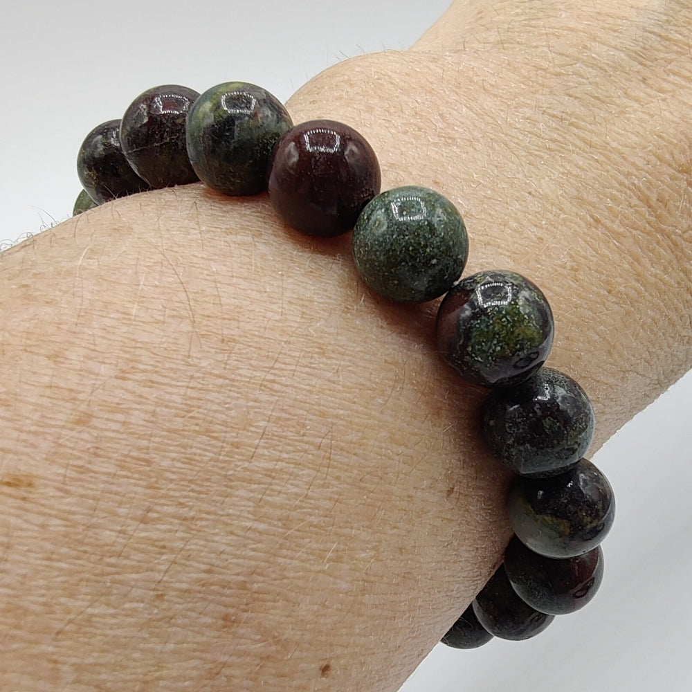 Pulsera de jaspe "sangre de dragón"