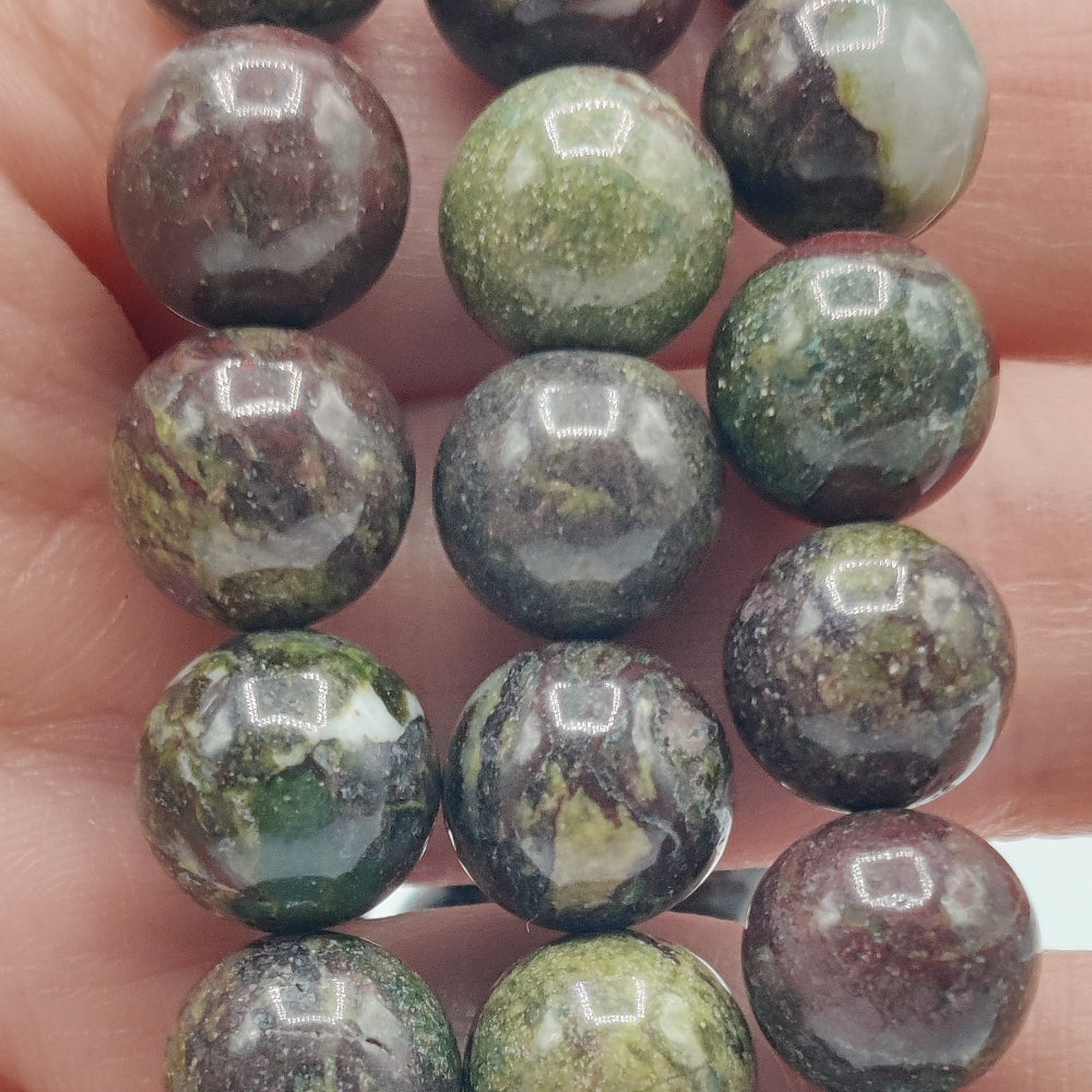 Pulsera de jaspe "sangre de dragón"