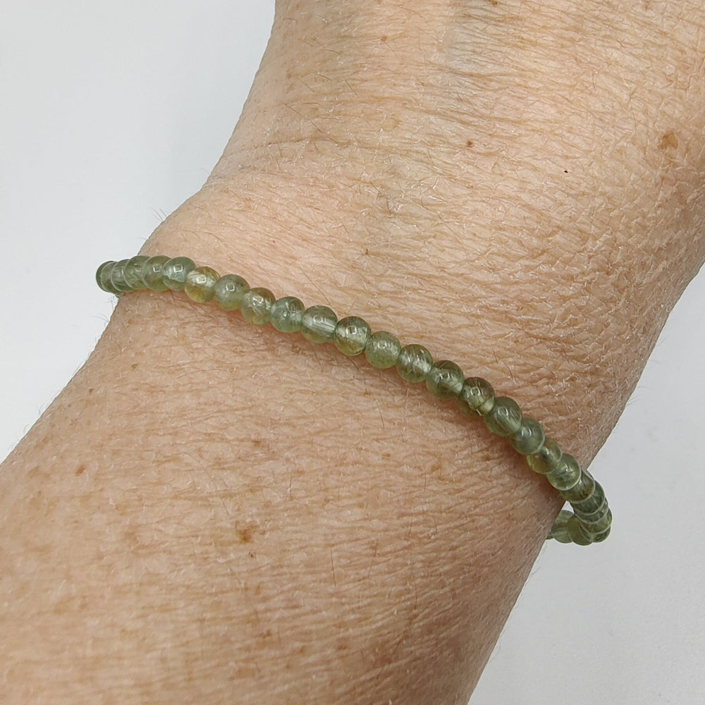 Pulsera de apatito verde