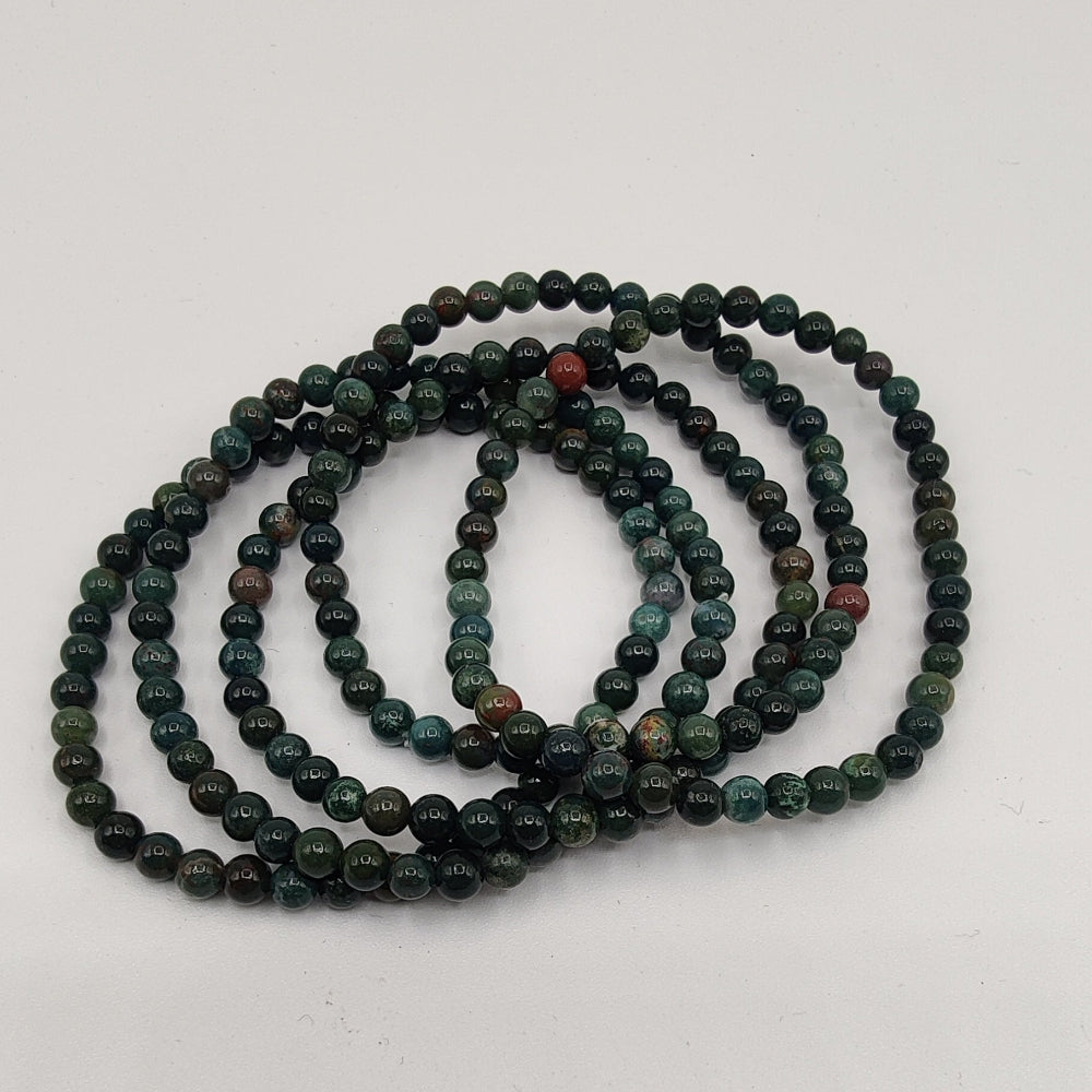Pulsera de jaspe heliotropo