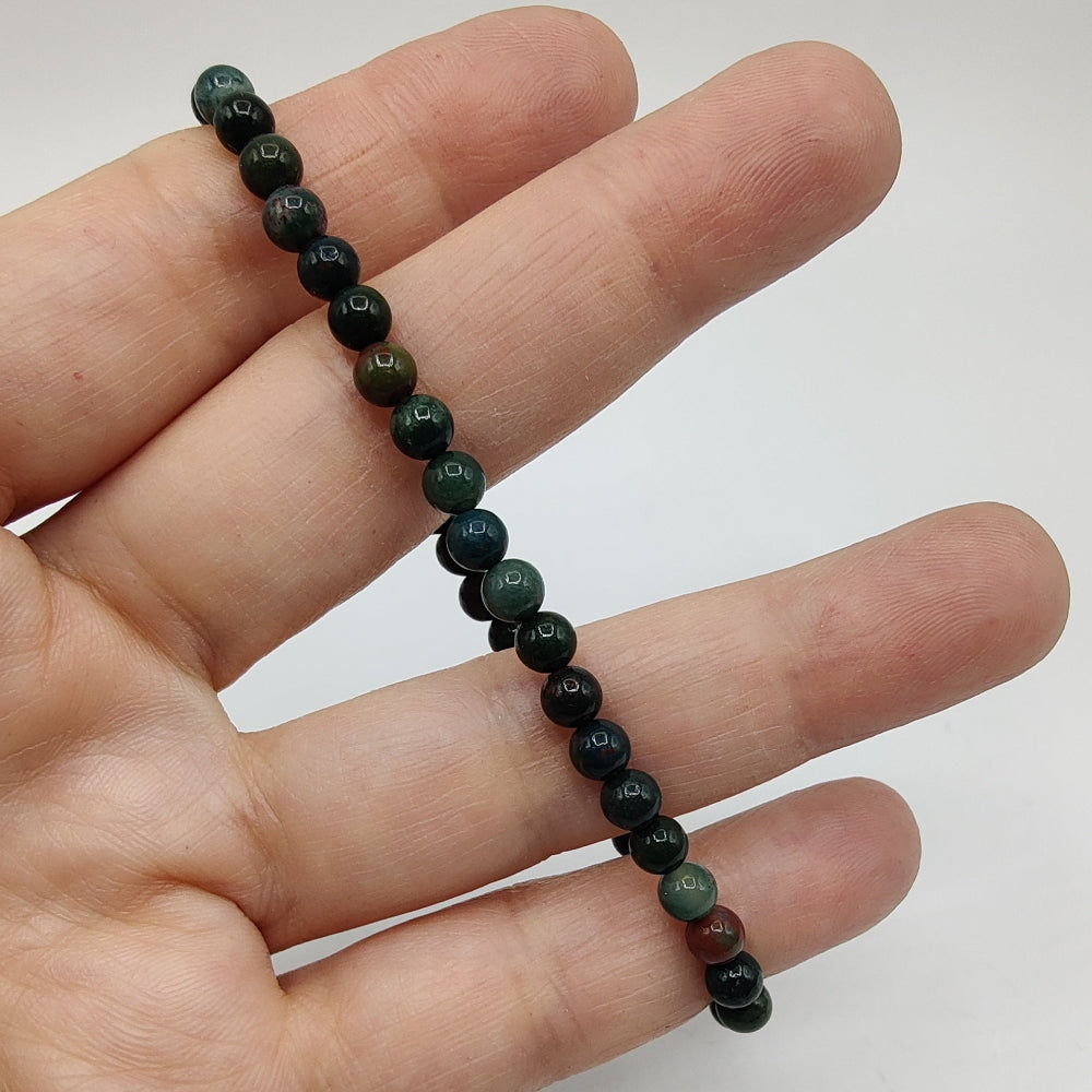 Pulsera de jaspe heliotropo