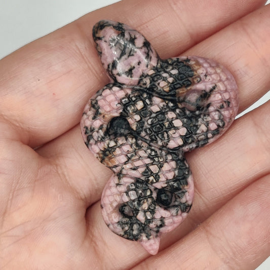 Rodonita colgante serpiente