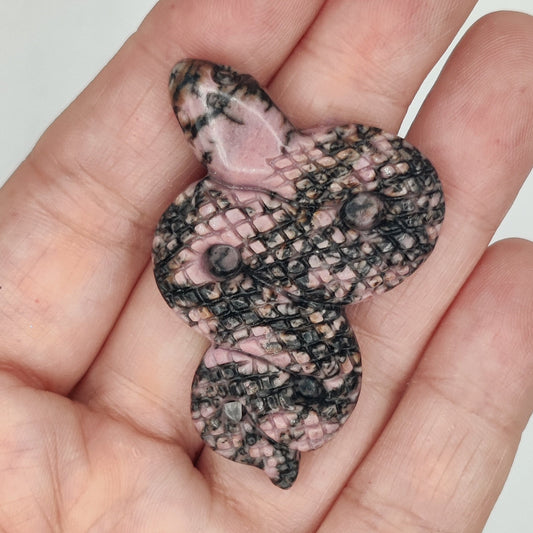 Rodonita colgante serpiente