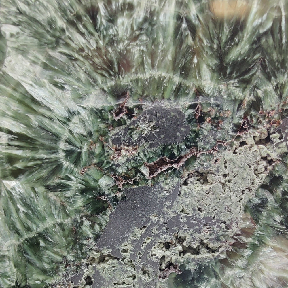 Serafinita extra con Hematites