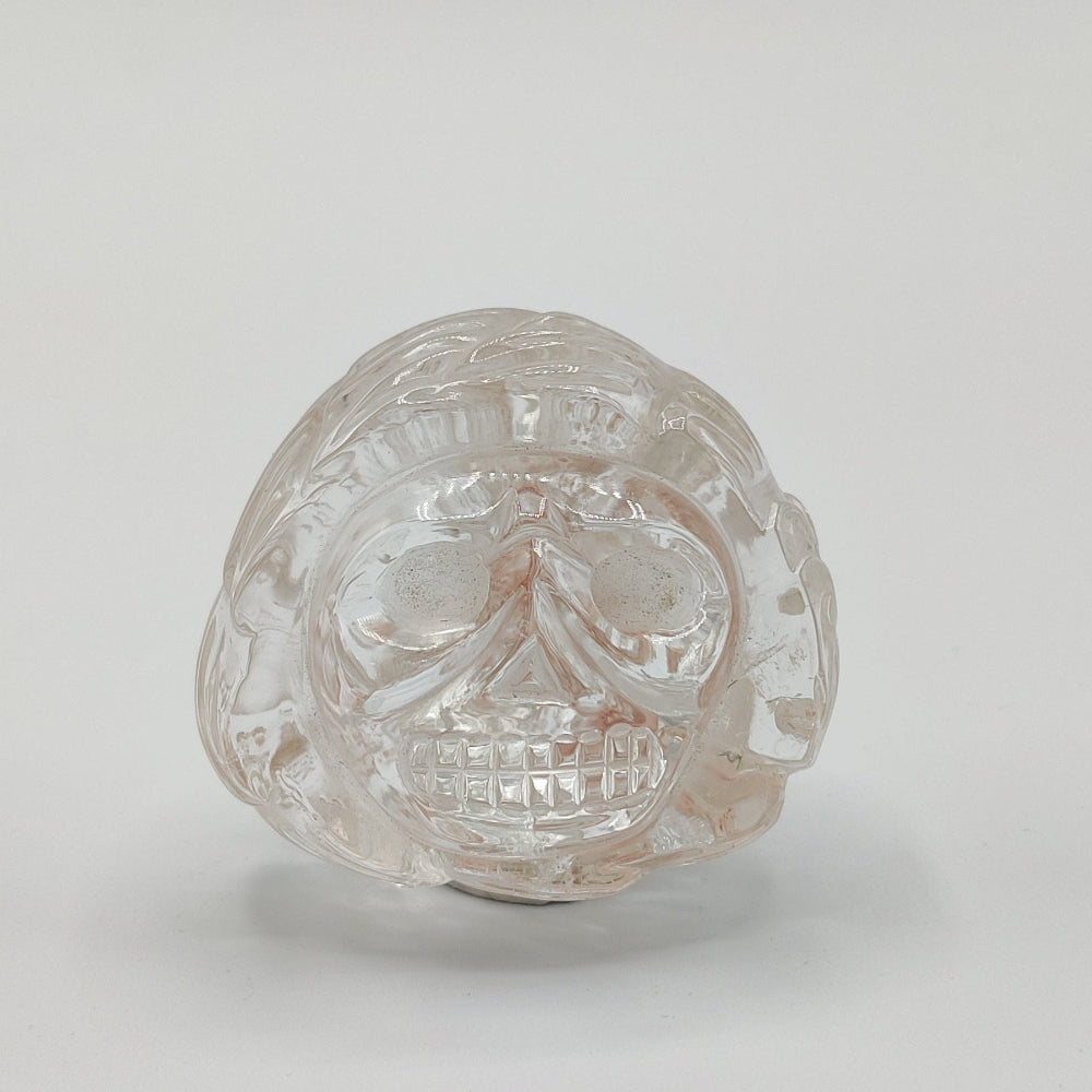 Catrina de cuarzo cristal de roca